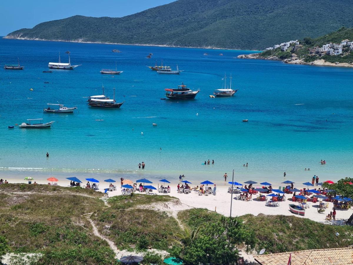 Cobertura Pe Na Areia Com Piscina Privativa E Vista Mar Na Praia Dos Anjos, Arraial Do Cabo, Para Ate 8 Pessoas Exterior foto